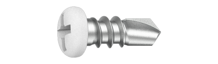 Nitskruv 3,5x9,5 RAL9010 vit 1000 st/pkt. Ejot