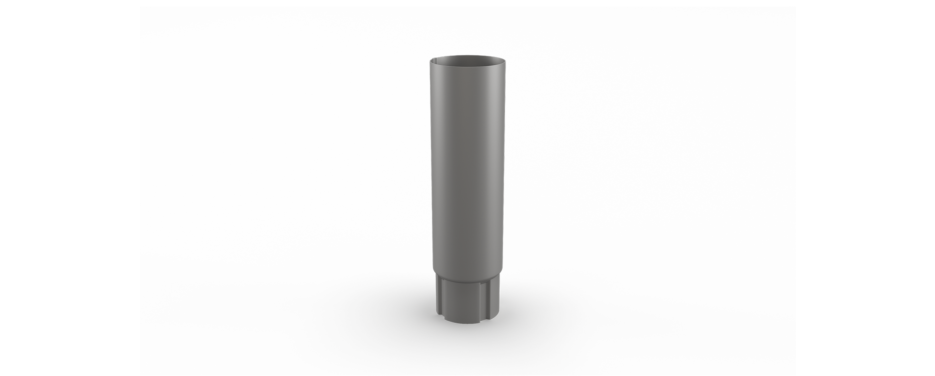 Mellanstycke 100 1,0 meter Mörk Silver. Areco