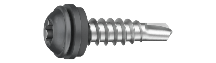Beslagskruv 4,8x19 RAL9011 Svart 250 st/pkt. Ejot