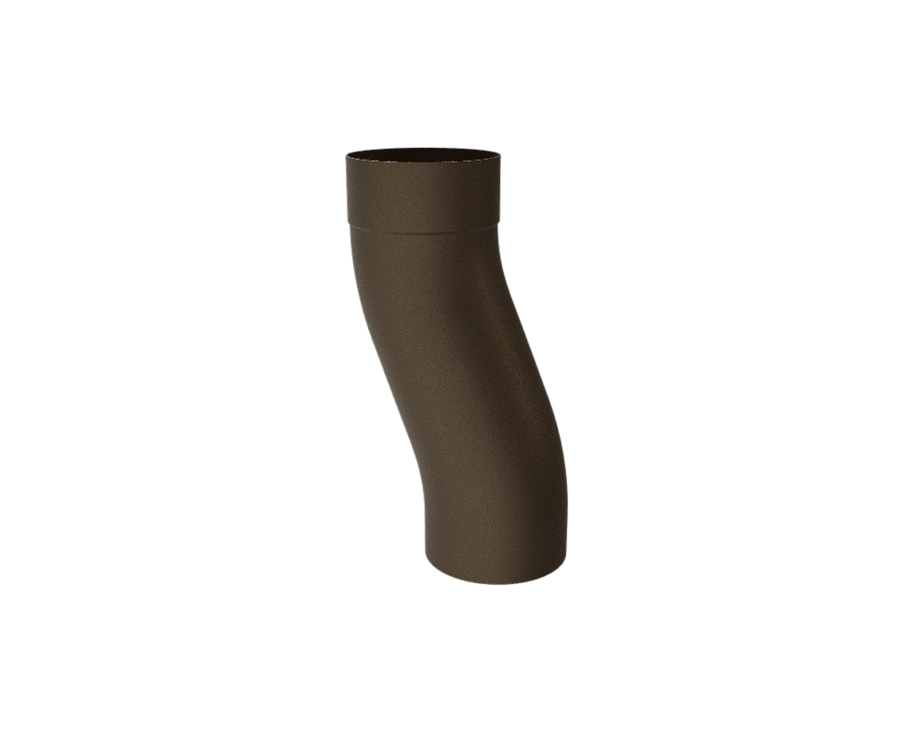 Sockelknä 100, Förskjutning: 60 mm,01 P.10 Brun. PREFA