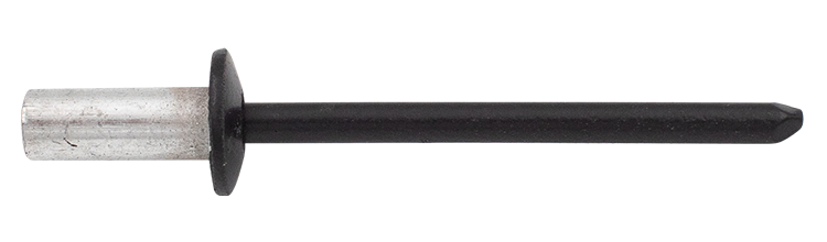 Blindnit trycktät AD 56 ALST RAL9005 Svart, 250 st/pkt
