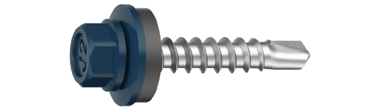 Farmarskruv 4,8x35/Trä RAL5001 Mörkblå HEX8 C3, 250 st/pkt