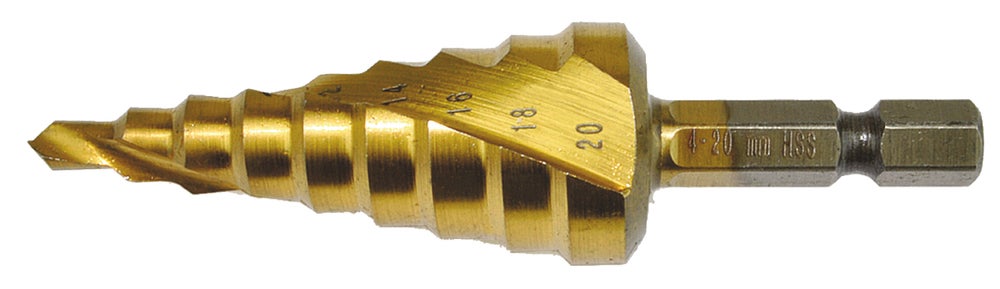 Stegborr Metall 4-20mm 75/53mm