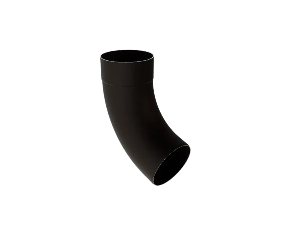 Rörböj 80-72°, 03 P.10 Svart. PREFA