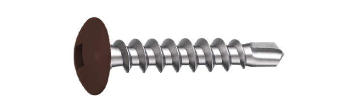 Fönsterbleckskruv BSP 4,0x20 C4 8017 Brun 500st/pkt. Ejot
