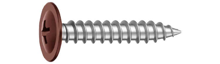 Montageskruv C3 4,2x25 RAL3009 Oxidröd 500 st/pkt. Ejot