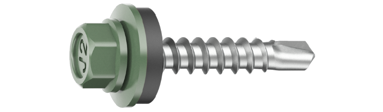 Farmarskruv 4,8x35 RAL6021 Ärggrön 250 st/pkt. Ejot