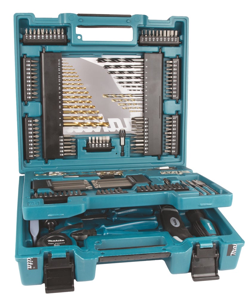 Borr & Bit set 200 delar. Makita
