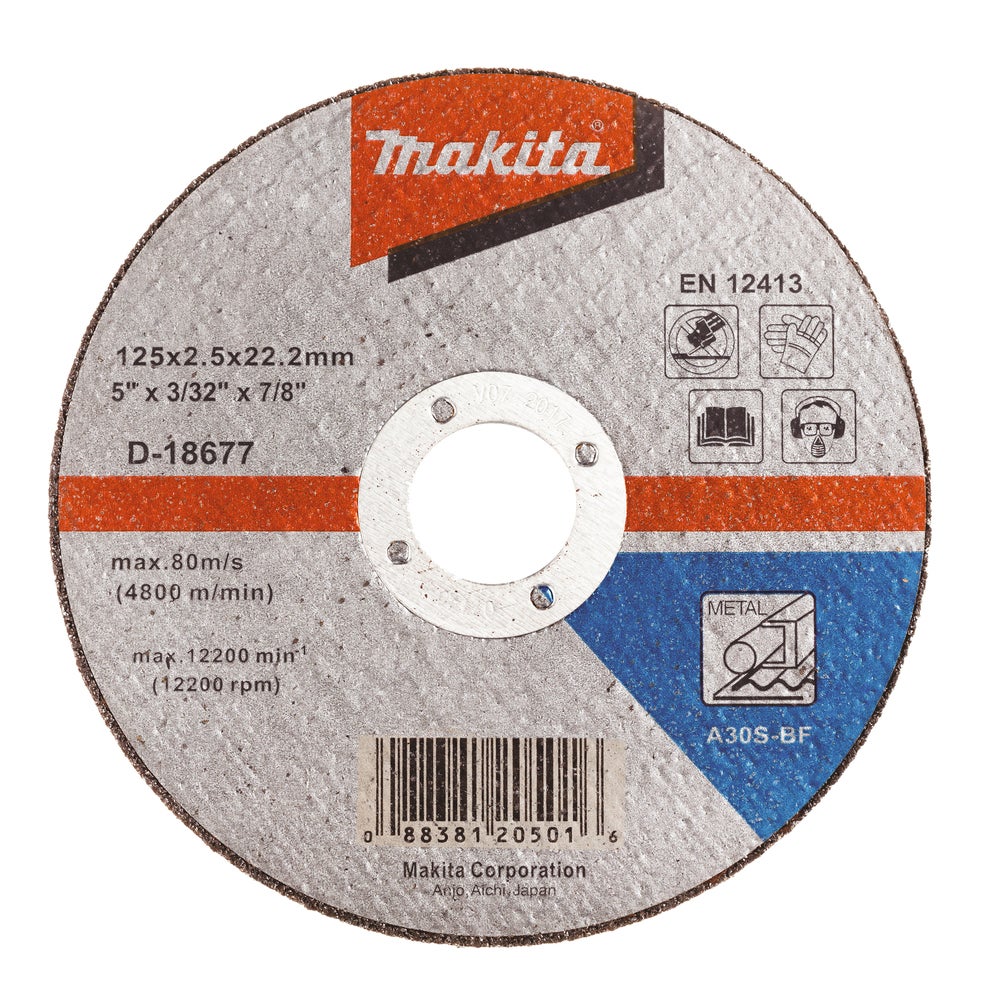 Kapskiva 125x2,5mm A30S. Makita