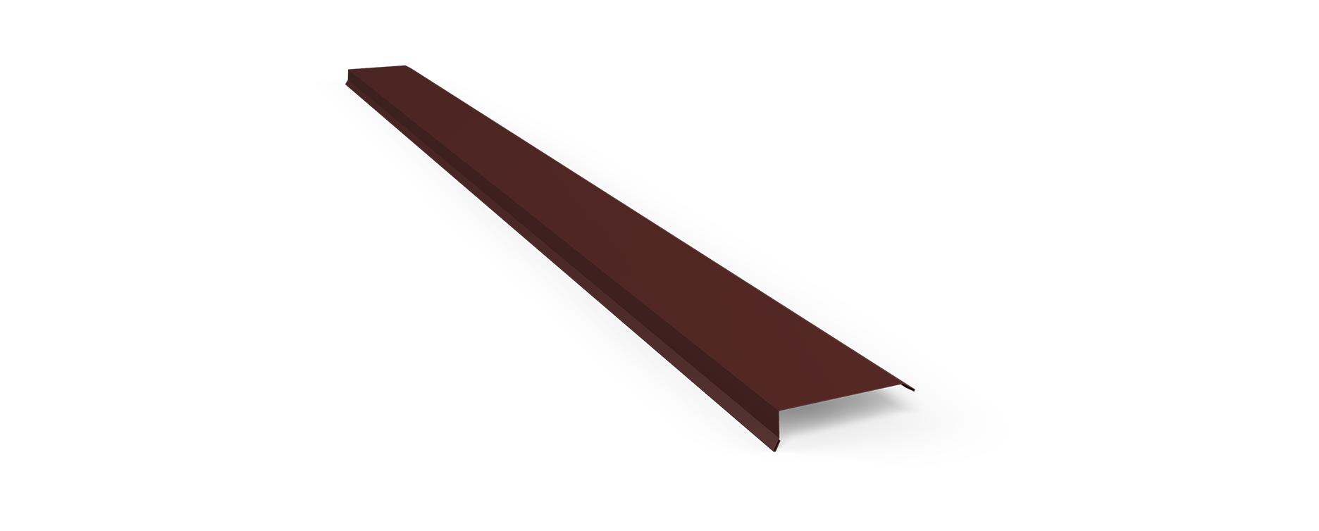 Gavelbeslag Rak 140x30mm AR0418 Vinröd á 2m
