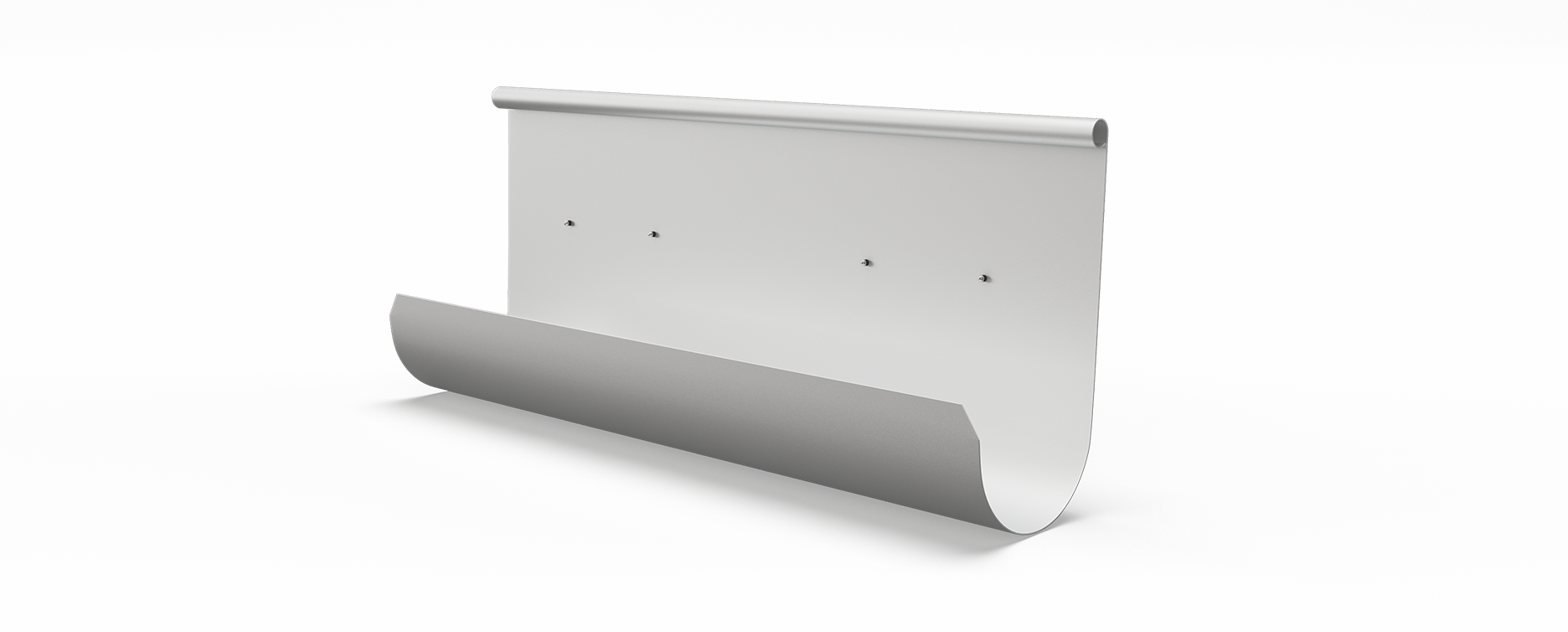 Överfyllnadsskydd rakt 150 Silvermetallic. Areco