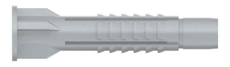 Universalplugg PLUS 6x40 med krage, 100 st/pkt