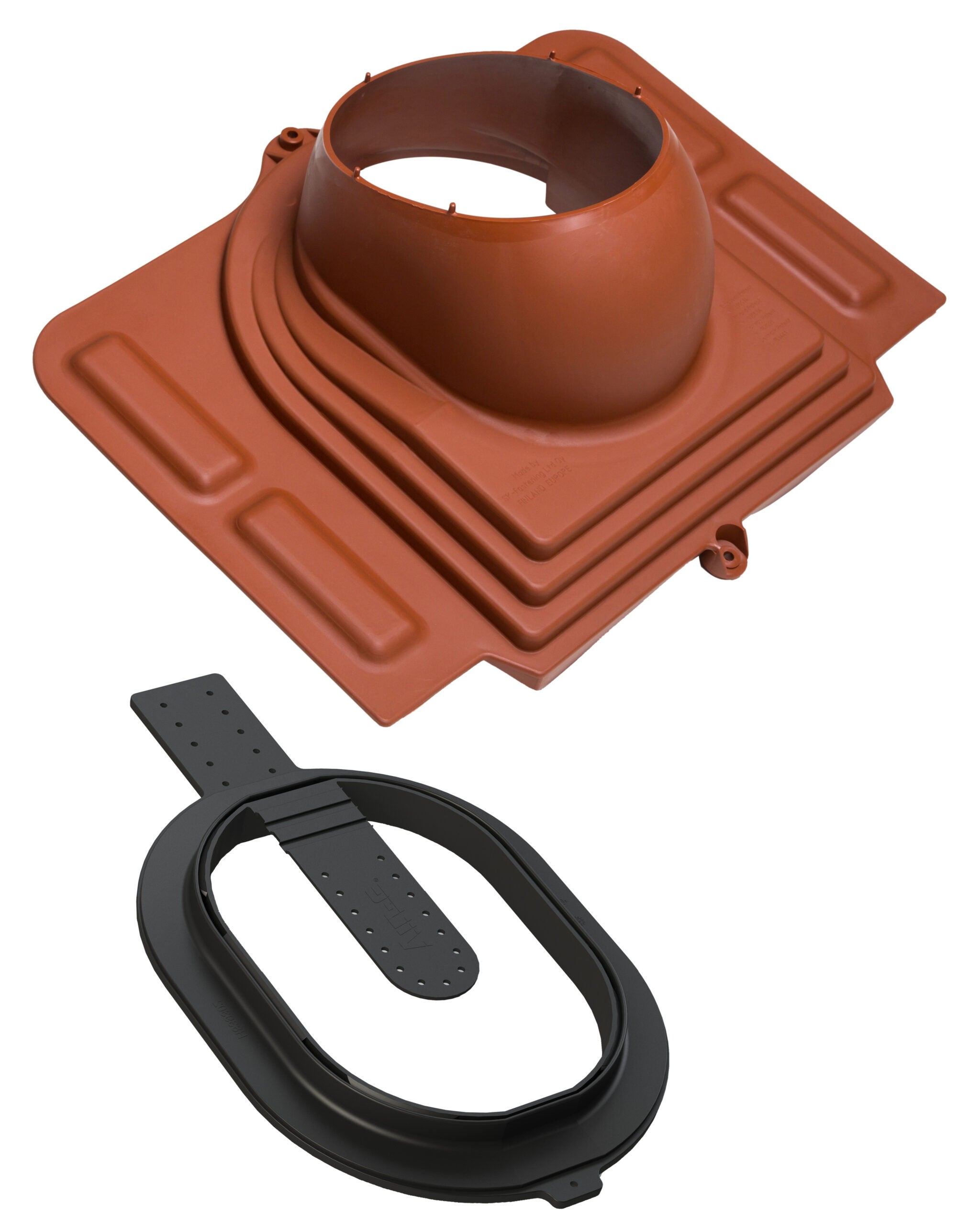 Genomföringssats Takplåt Tegelröd Ø 110-160mm