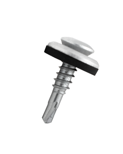 Farmarskruv lågprofil (LP) 4,8x35 C3 9010 vit 250st/pkt. Ejot