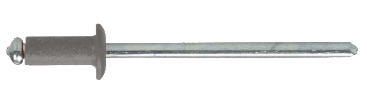 Popnit AL 3,2x8,0 RAL9007 Mörk silver 1000 st/pkt. Ejot