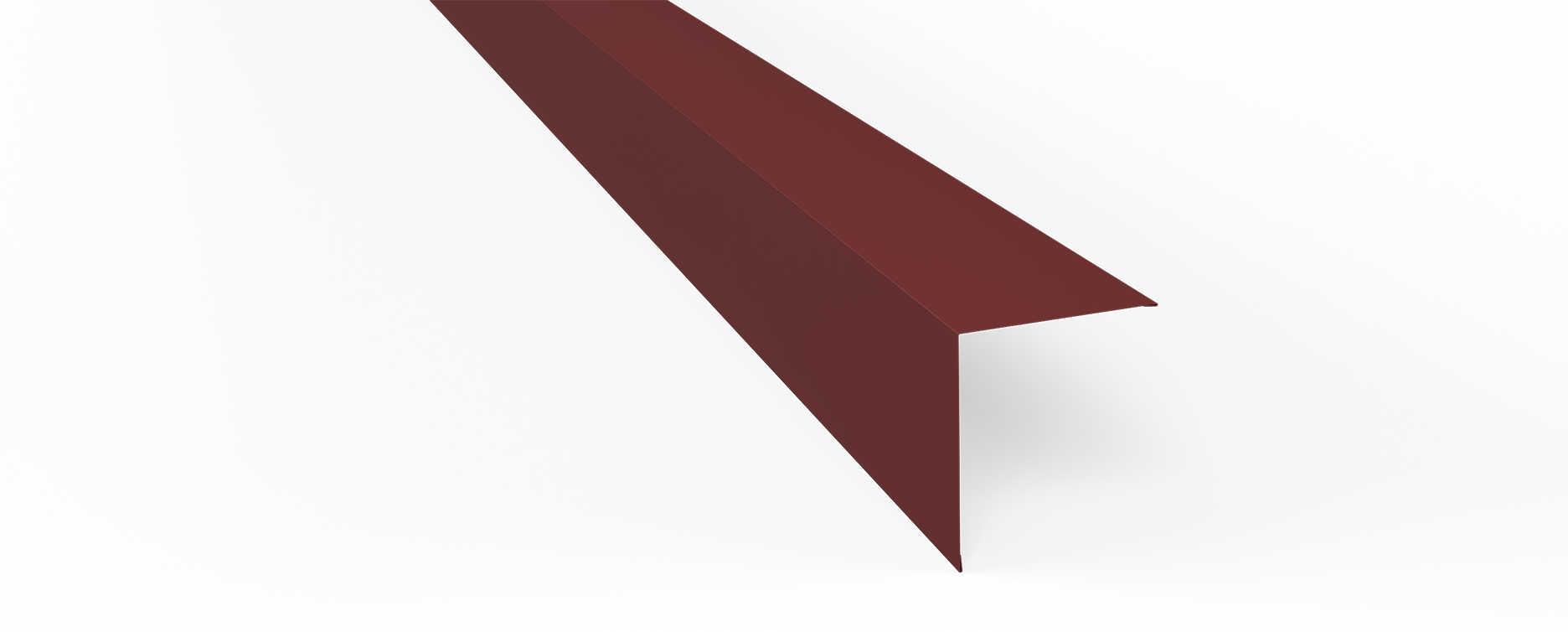 Hörnbeslag Ytter 140x140mm AR0418 Vinröd á 2m