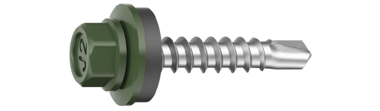 Farmarskruv 4,8x35 RAL6003 Olivgrön 250 st/pkt. Ejot