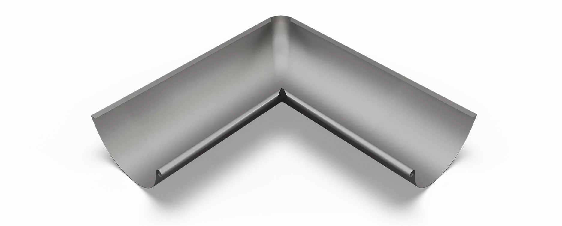 Rännvinkel inner 125 Mörk Silver 135 Graders. Areco