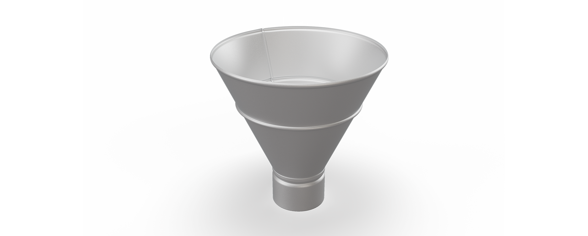 Vattenkupa 100 Silvermetallic. Areco